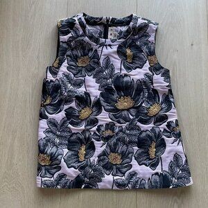 Beautiful: Marni pink floral jacquard sleeveless top. Size 38